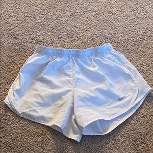 Nike Kids White Athletic Shorts